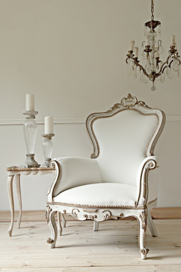 One of a kind French Style Louis XV Armchairs