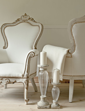 One of a kind French Style Louis XV Armchairs
