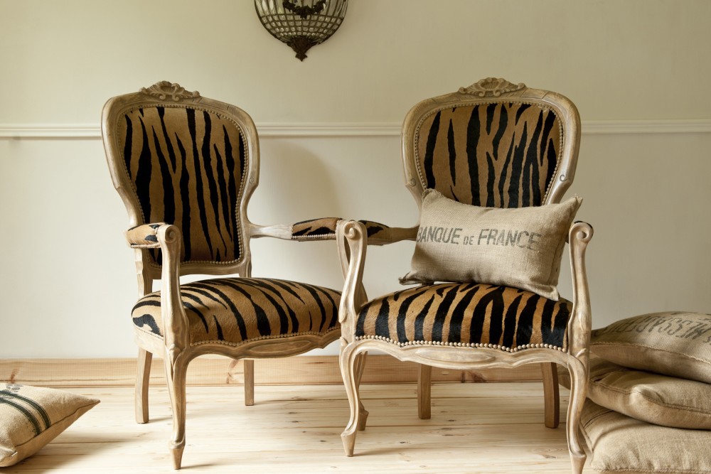 One of a kind French Style Louis XV Armchairs