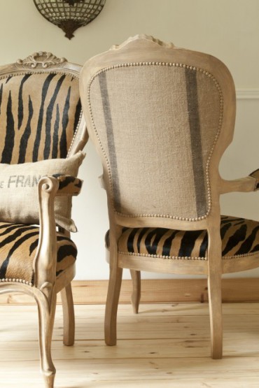 One of a kind French Style Louis XV Armchairs