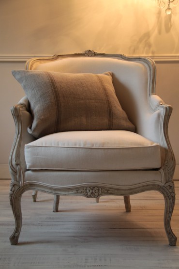 Pair of French Louis XV Bergeres Chairs - This item is sold