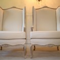 Vintage pair of French Louis XV style Bergeres