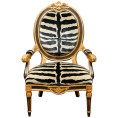 Fotel w stylu Ludwika w wersji design