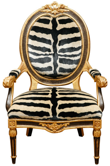 Fotel w stylu Ludwika w wersji design