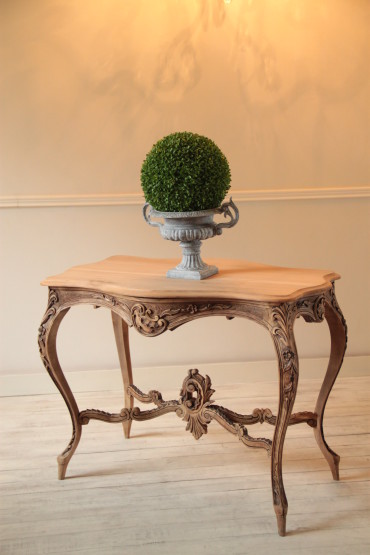 Louis XV Carved Walnut French Console