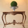 Louis XV Carved Walnut French Console