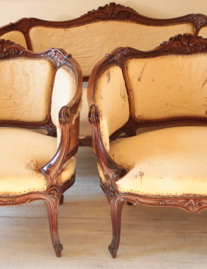 French Louis XV Armchairs