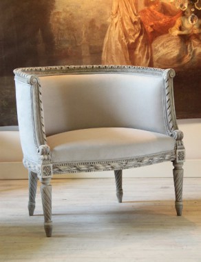 French Louis XVI Antique Chair, late XIX century
