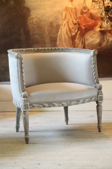French Louis XVI Antique Chair, late XIX century