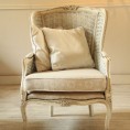 Vintage French Louis XV Style Armchair with cane back and sides
