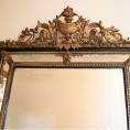 Large French Antique Mirror