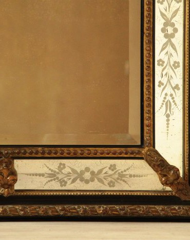Large French Antique Mirror