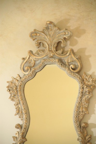 Antique French Louis XVI Gilded Mirror