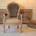 Vintage French Louis XV Armchair
