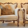 Stunning pair of French Baroque Armchairs