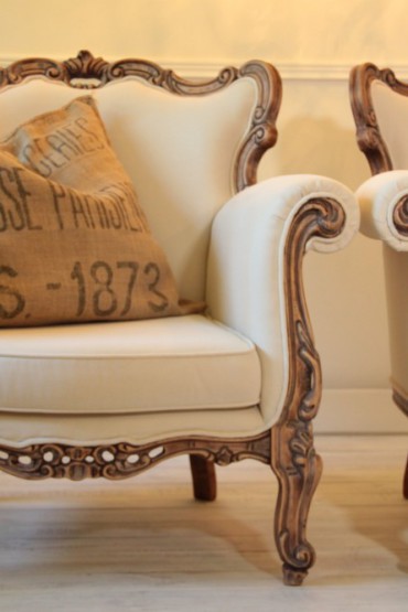 Stunning pair of French Baroque Armchairs