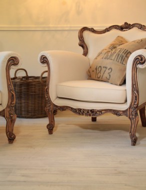 Stunning pair of French Baroque Armchairs