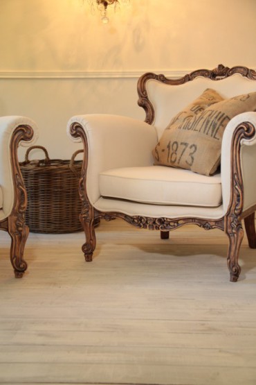 Stunning pair of French Baroque Armchairs